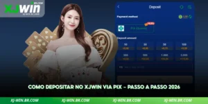 como depositar no xjwin via pix